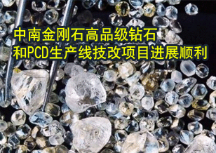 中南金剛石高品級鉆石和PCD生產(chǎn)線技改項目進展順利