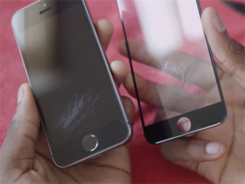 3M高強(qiáng)度砂紙對(duì)抗iPhone6藍(lán)寶石玻璃