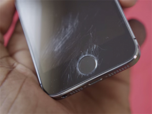 3M高強(qiáng)度砂紙對(duì)抗iPhone6藍(lán)寶石玻璃