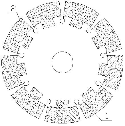 專利：一種帶護(hù)齒結(jié)構(gòu)的金剛石鋸片
