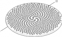 一種樹脂固結(jié)金剛石微粉葉序研磨盤及制造方法