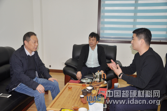 中南鉆石總經理助理王建文做客中國超硬材料網