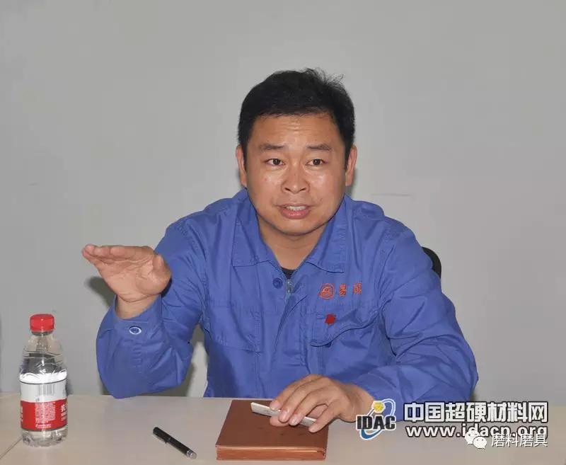 中國超硬材料網(wǎng)總經(jīng)理石超一行到開封恒銳新調(diào)研金剛石線產(chǎn)業(yè)發(fā)展