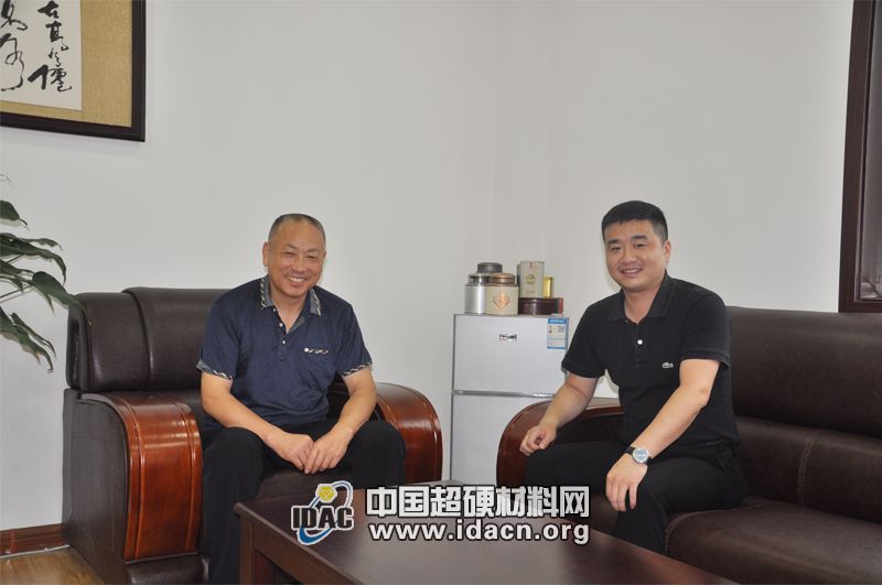萬克集團董事長邵杰到訪中國超硬材料網(wǎng)