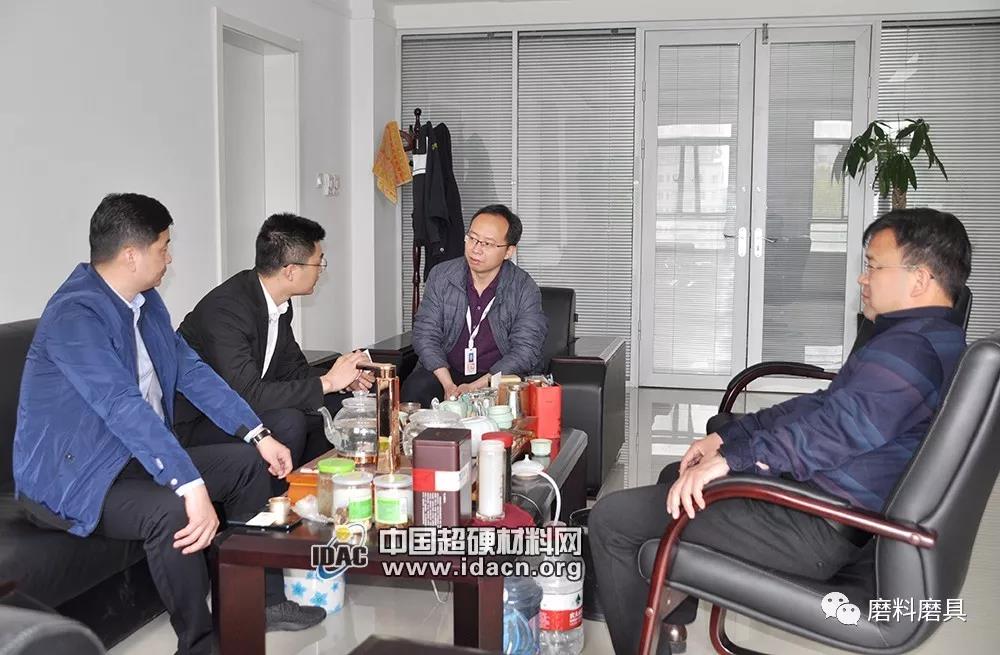 中國(guó)超硬材料網(wǎng)總經(jīng)理石超、DT新材料CEO張立生一行調(diào)研豫星微鉆