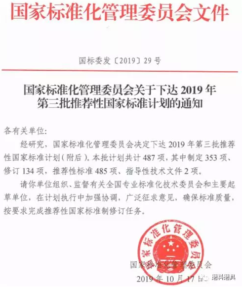 2019第三批推薦性國家標(biāo)準(zhǔn)計劃下發(fā) 含超硬材料、涂附磨具行業(yè)兩項標(biāo)準(zhǔn)