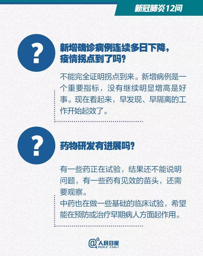 新冠肺炎12問 