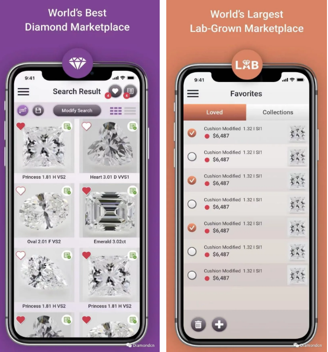 世界最大培育鉆石線上交易平臺—Virtual Diamond Boutique