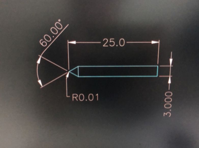砥礪琢磨問答中心Q1:要求砂輪R<0.02，有什麼好用的洗石尖筆利器？