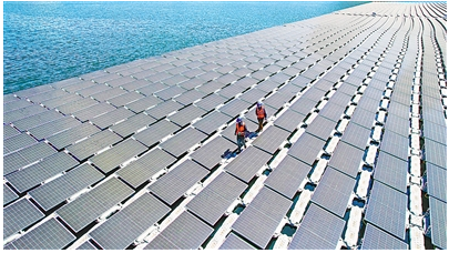 寧夏首個(gè)水上漂浮光伏電站項(xiàng)目建成竣工