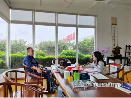 中國超硬材料網(wǎng)一行走進(jìn)奔朗新材、海明潤