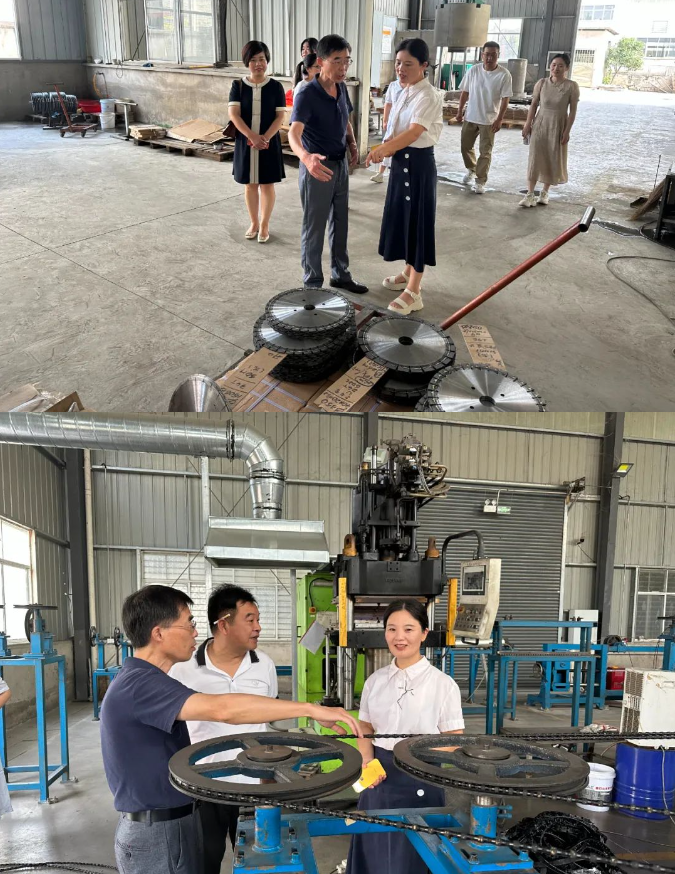 民建鄂州市委會主委王中英帶隊調(diào)研鄂州金剛石產(chǎn)業(yè)發(fā)展情況